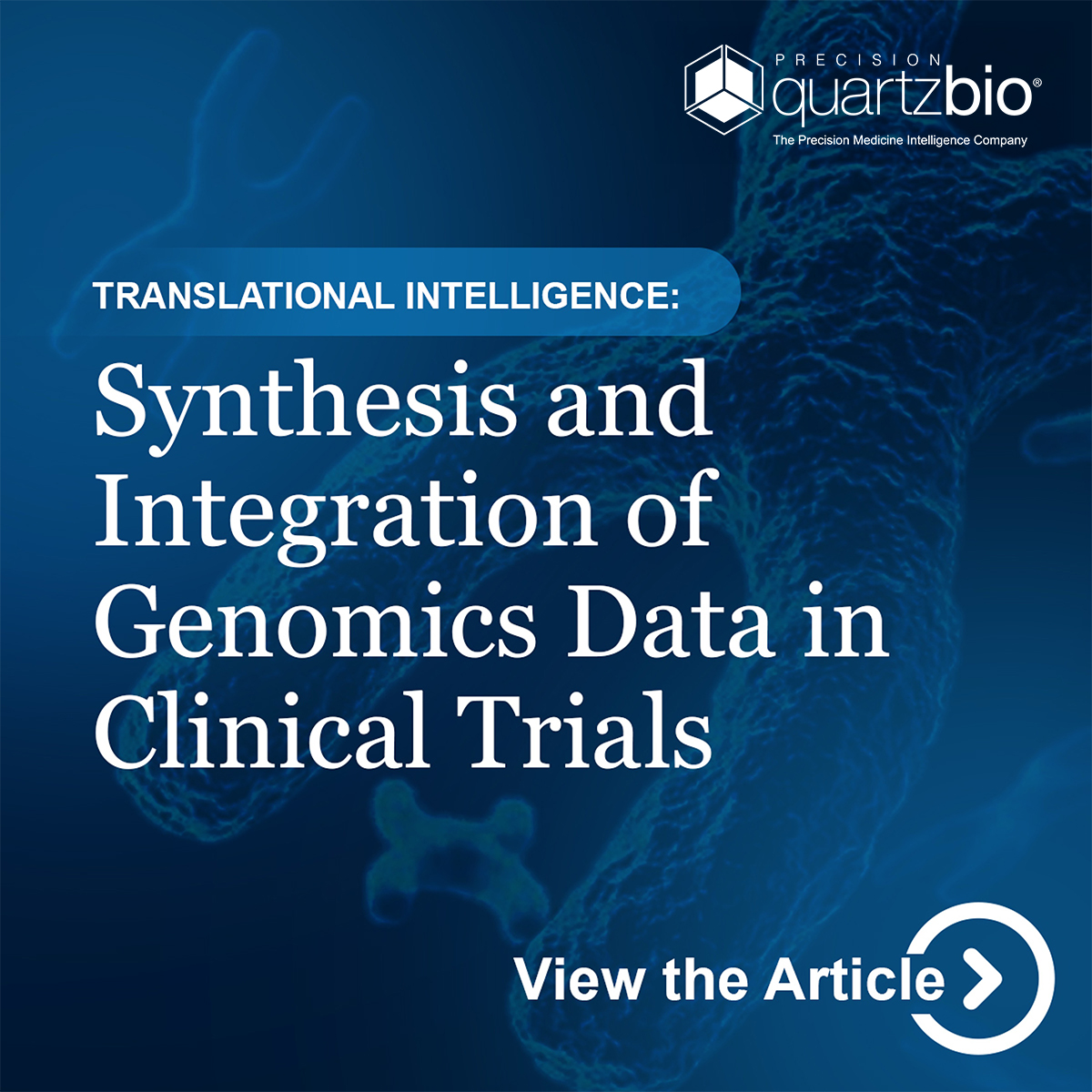 Synthesis and Integration of Genomics Data in Clinical Trials