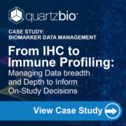 Managing data depth and breadth to inform clinical programs - QuartzBio