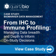 Managing data depth and breadth to inform clinical programs - QuartzBio