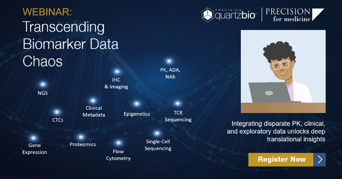 Webinar Biomarker Data Chaos QuartzBio