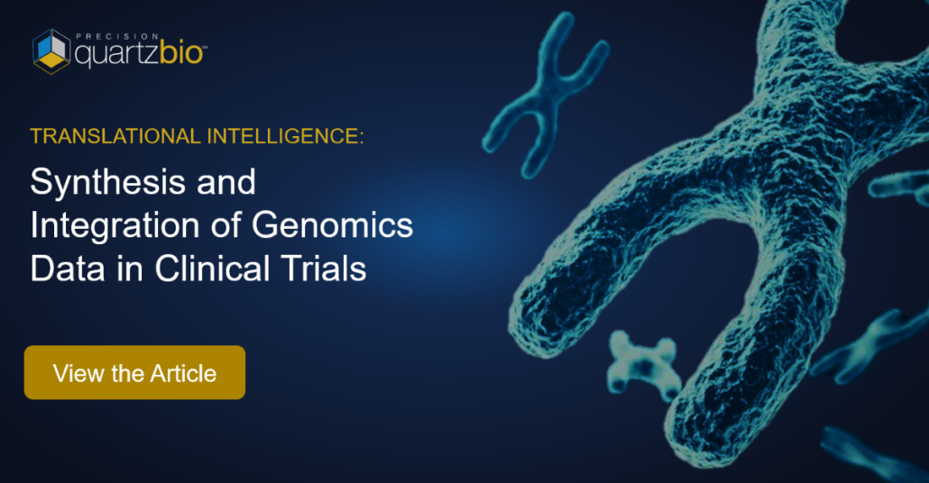 genomics data in clinical trials quartzbio image