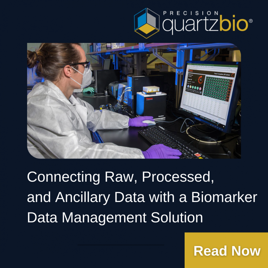 Connecting Raw, Processed, and Ancillary Data with a Biomarker Data Management Solution