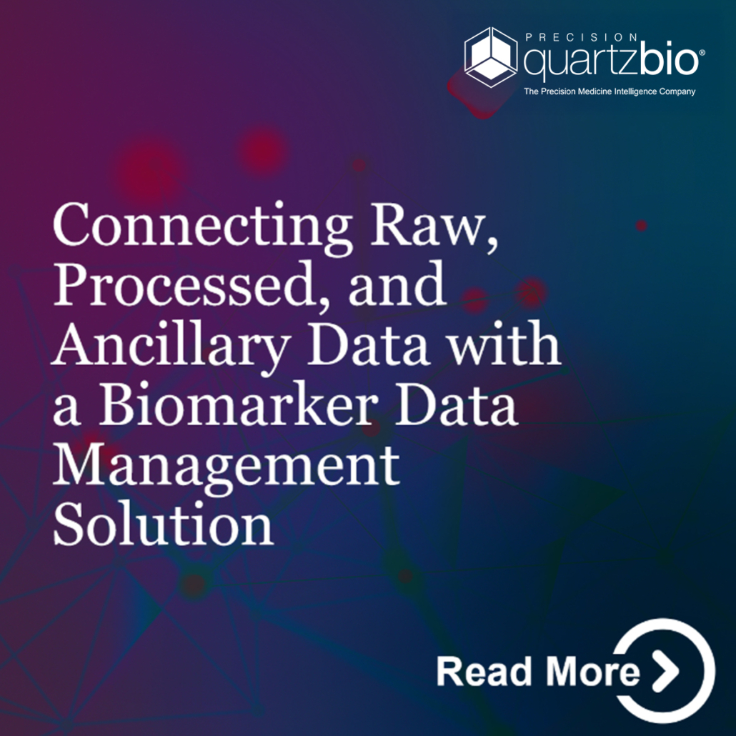 QuartzBio Connecting Raw Processed and Ancillary Data