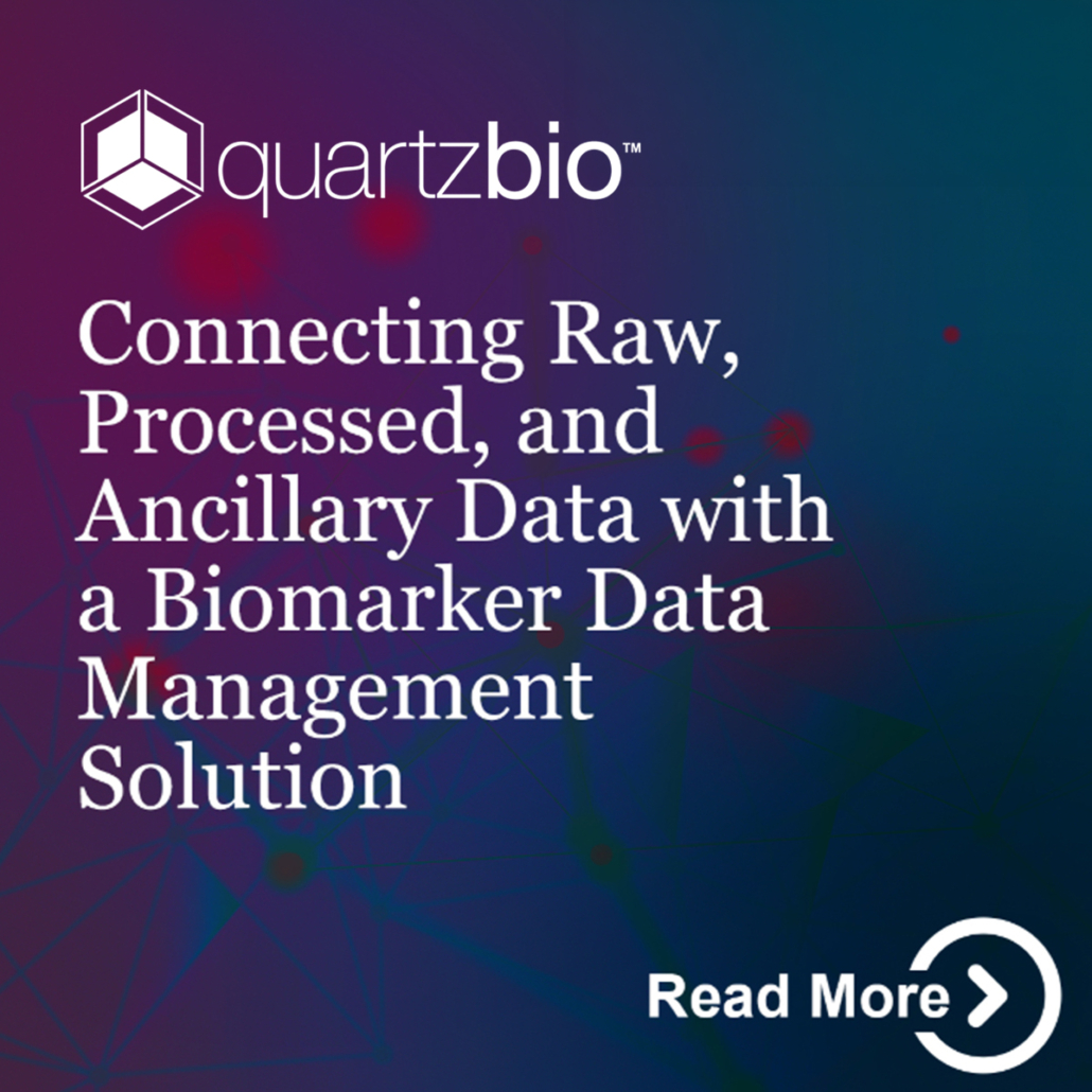 QuartzBio Connecting Raw Processed and Ancillary Data
