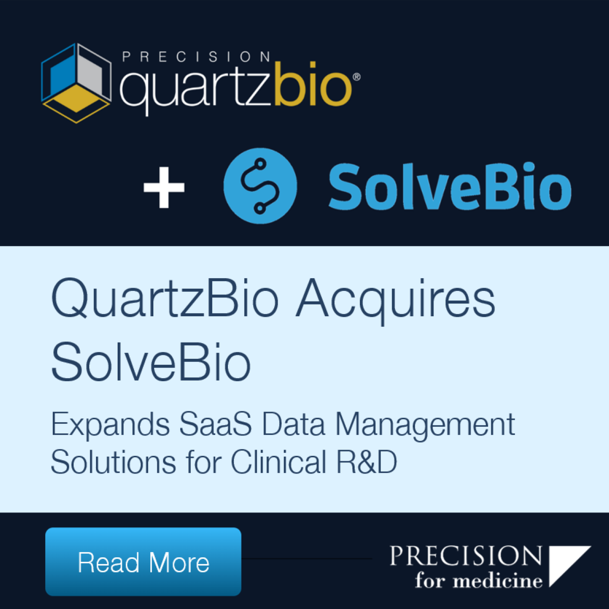 QuartzBio SolveBio PR Social Image 20230123