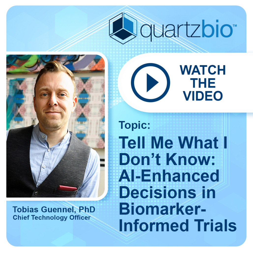 Tell me what I don't know - AI for Clinical Trials - QuartzBio