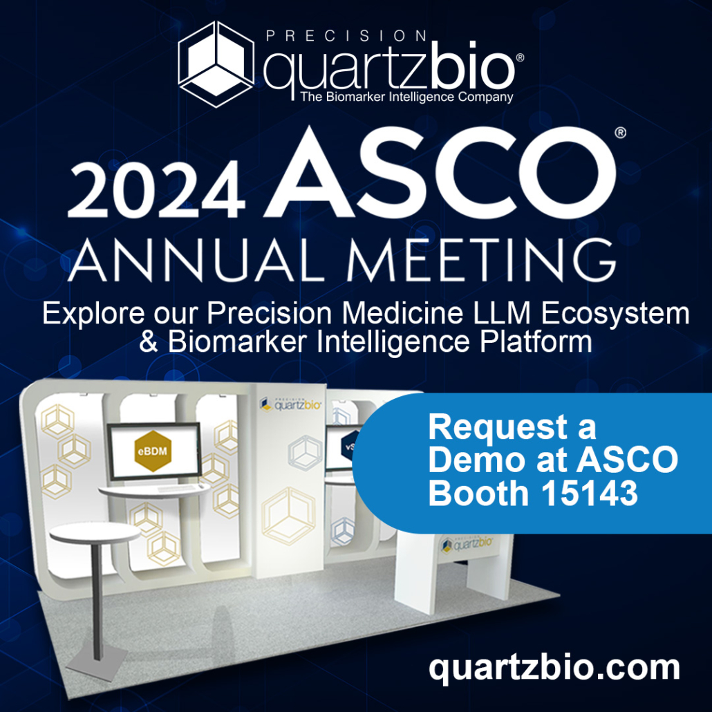 QuartzBio at ASCO 2024 Precision Medicine LLM