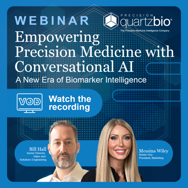 Empowering Precision Medicine w Conversational AI - QuartzBio