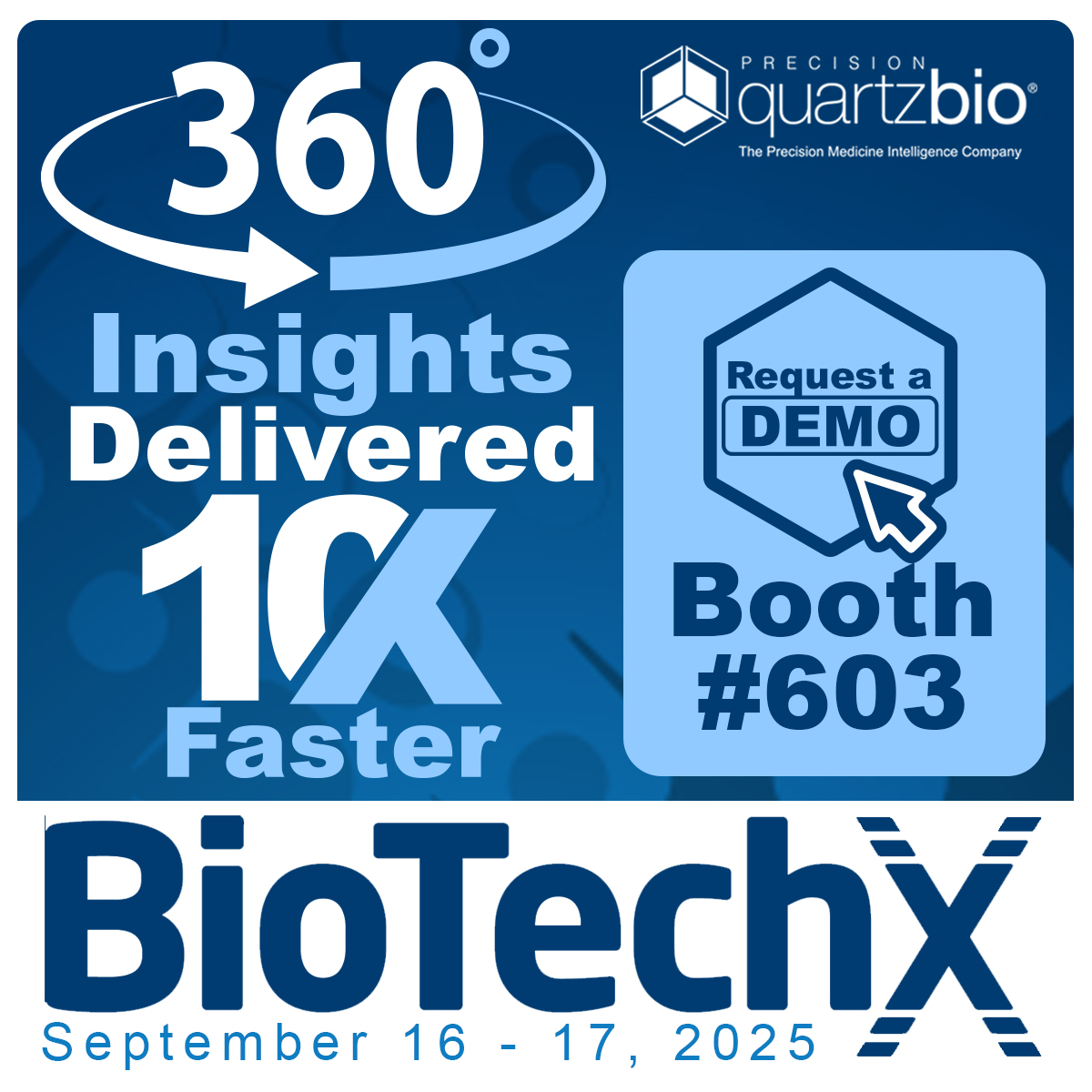 Join QuartzBio at BiotechX 2025