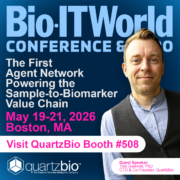 QuartzBio Booth 508 Bio-IT World 2026