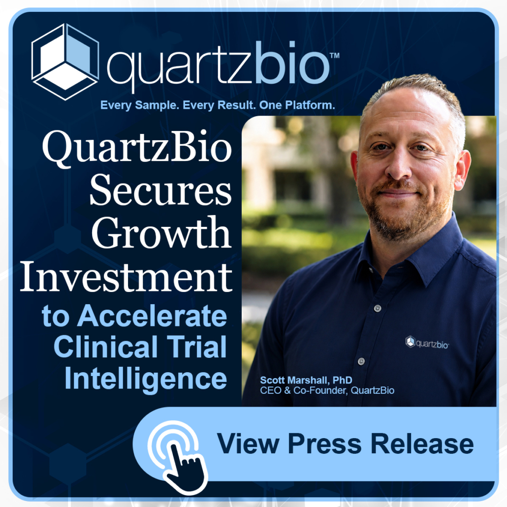 QuartzBio Growth Investment Scott Marshall - Press Release