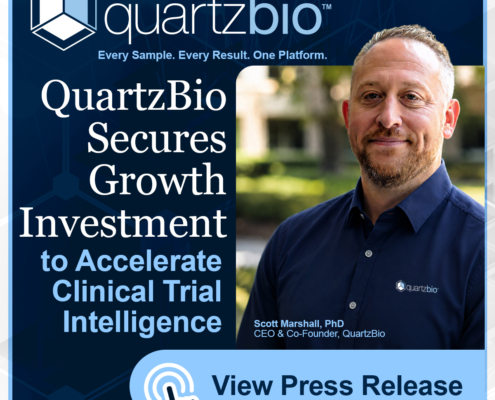 QuartzBio Growth Investment Scott Marshall - Press Release
